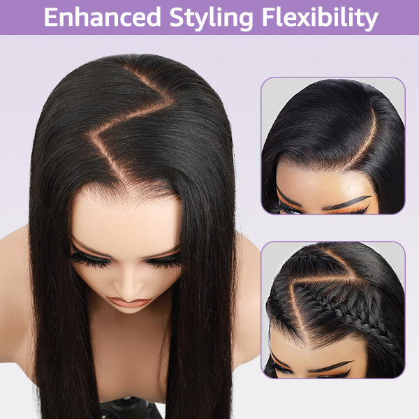 OQ HAIR Wand Curl Pre-cut 7x5 HD Lace Bleached Knots Wear Go Glueless Wig Easy Install Beginner Friendly