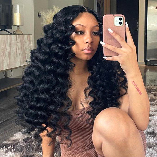 USA Warehouse Clearance | Wand Curl Wear&Go Glueless Wig Pre Cut HD Lace Human Hair Wig