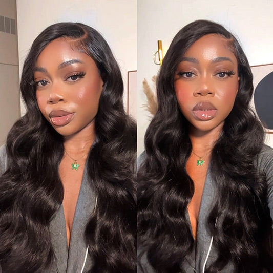 OQHAIR Ocean Wave Hair Wear Go Glueless Wigs 7x5 6x4 Pre Cut HD Lace Closure Wigs With Pre Plucked Nautral Hairline